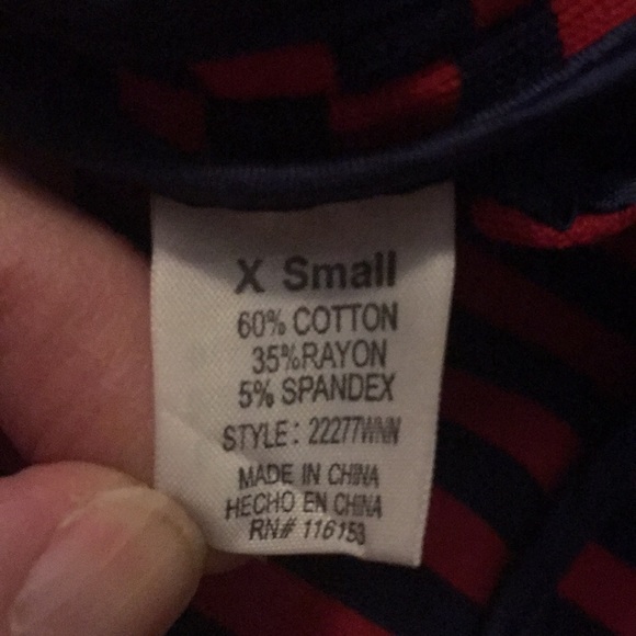 XS Kenar striped blazer red & blue so comfortable - Picture 6 of 6